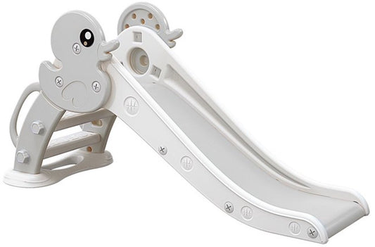 ComfyKidz® Glijbaan Peuter | Binnen & Buiten | Veilig, Compact & Duurzaam | Grijs/Wit