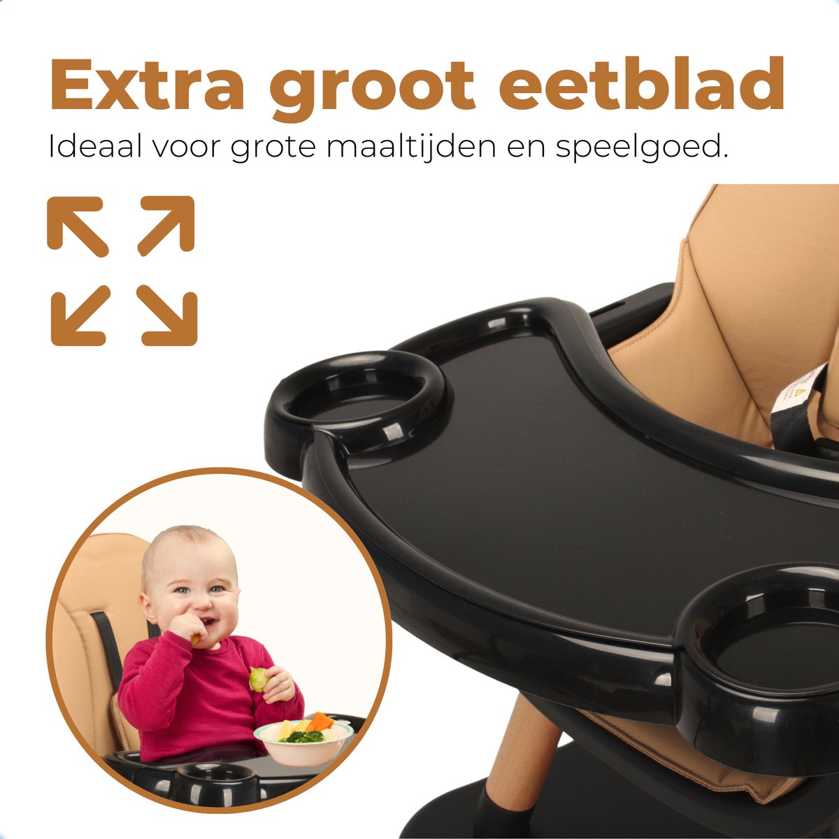 ComfyKidz® Multiseat Mocha | 5 in 1