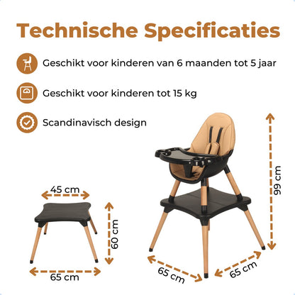 ComfyKidz® Multiseat Mocha | 5 in 1