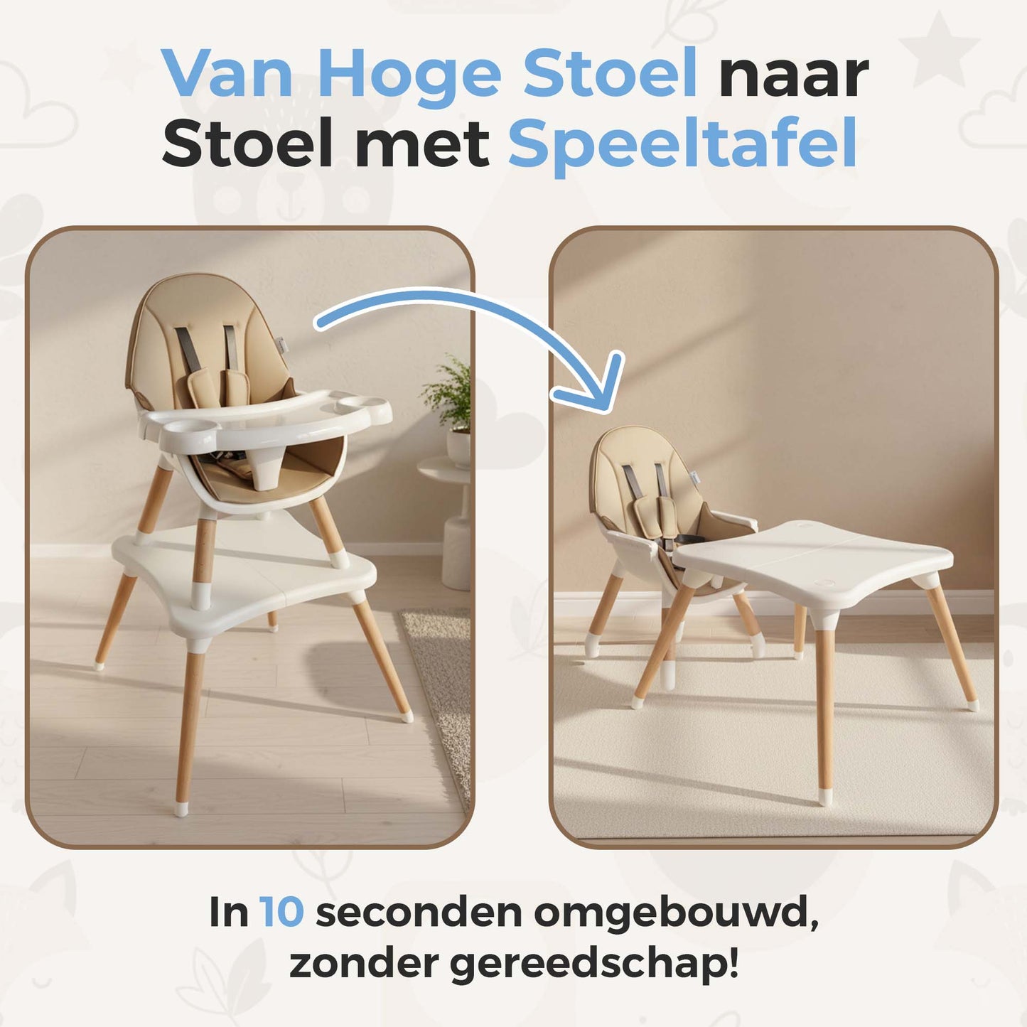 ComfyKidz® Multiseat Latte| 5 in 1