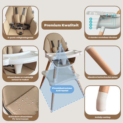 ComfyKidz® Multiseat Latte| 5 in 1