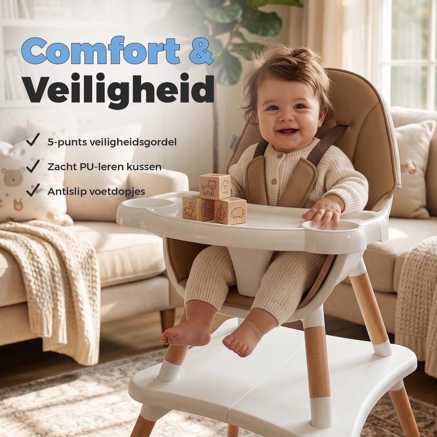 ComfyKidz® Multiseat Latte| 5 in 1