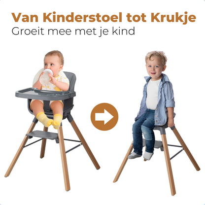 ComfyKidz® Twist 'n Sit 360° | Donkergrijs